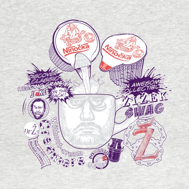 Zizek's Without-cream Creamer by Sub-Zero Shirt Art